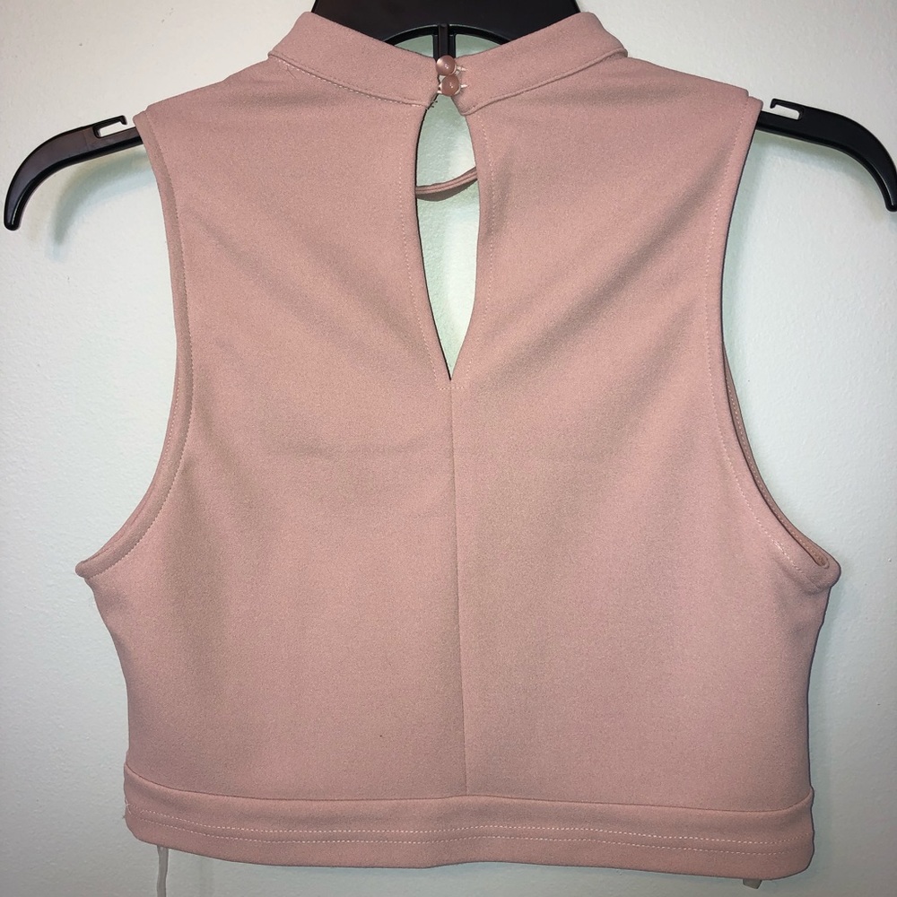 Charlotte Russe Mauve Crop Top - Picture 3 of 3